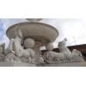 Fontana Roma - fontane da giardino funzionanti in graniglia di marmo di Carrara