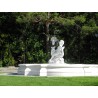 Fontana Monterosso- fontane da giardino funzionanti in graniglia di marmo di Carrara