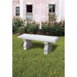Panchina Boario - Arredo da giaridino in graniglia di marmo di Carrara 100% Made in Italy