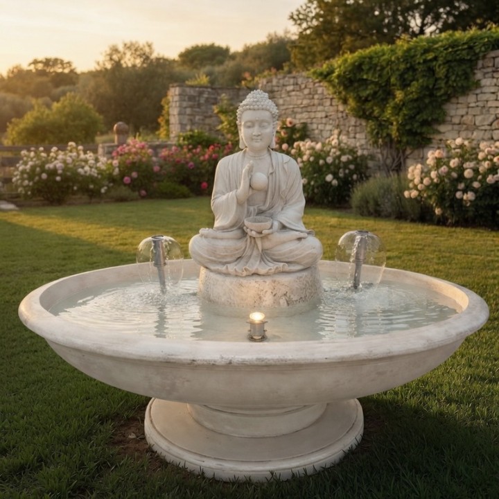 Gartenbrunnen Zen