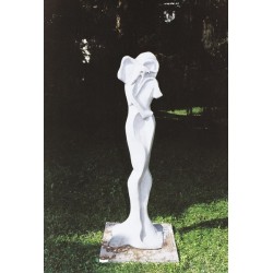 Abbraccio di rondine - arredo da giardino rte moderna in pietra ricomposta 100% Made in Italy