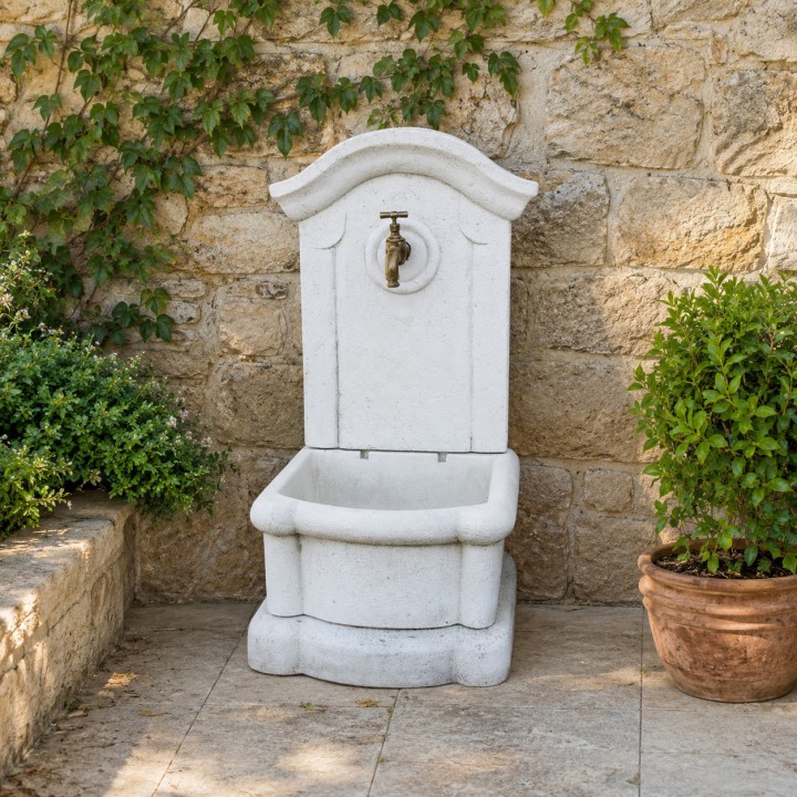 Fontaine de jardin murale mod. Alice