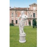 Flora - statua da giardino in pietra ricomposta 100% Made in Italy.
