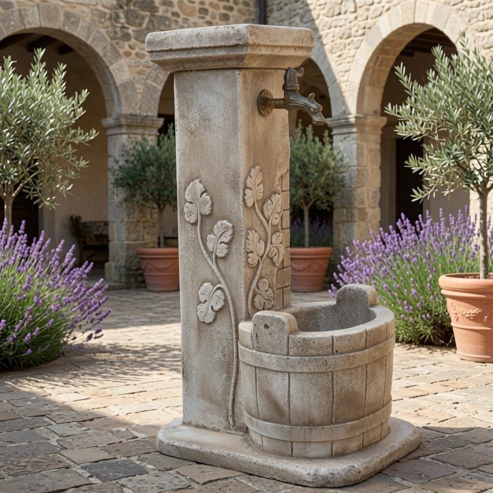 Fontana a colonna mod. Luna
