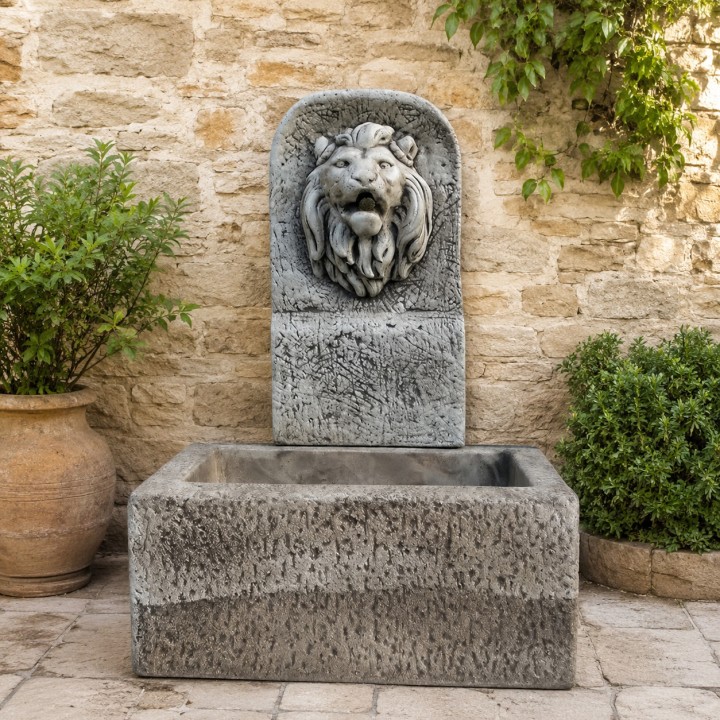 Fontana a muro da giardino mod. Brescia