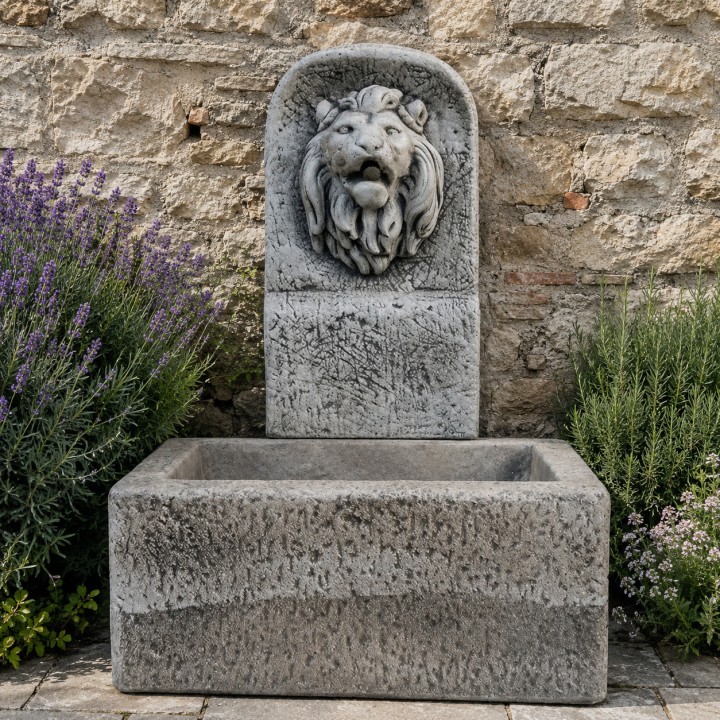 Fontana a muro da giardino mod. Brescia