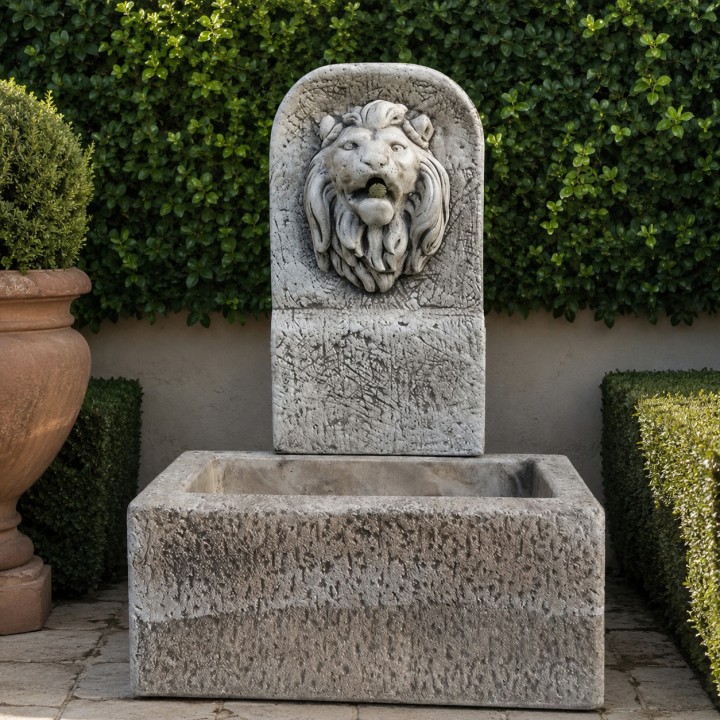 Fontana a muro da giardino mod. Brescia