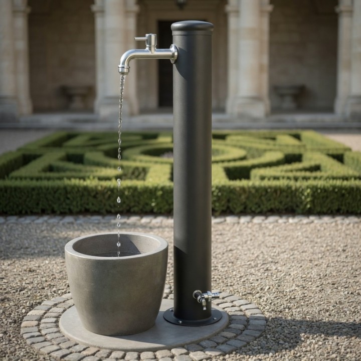 Fontana da giardino mod. Desiré antracite