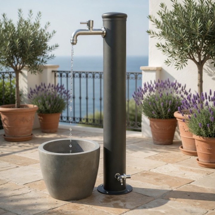 Fontana da giardino mod. Desiré antracite