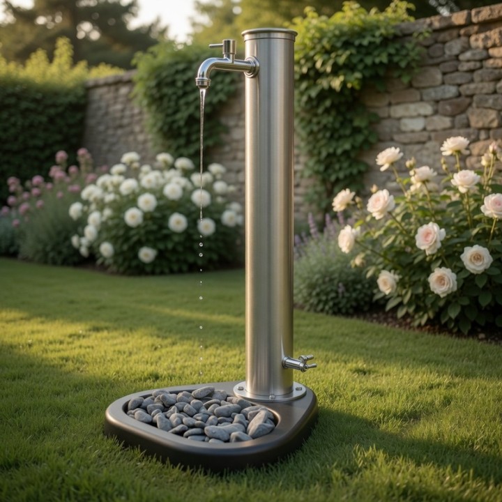 Garden fountain mod. Desirè Stainless Steel