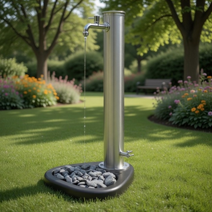 Gartenbrunnen mod. Desirè Inox