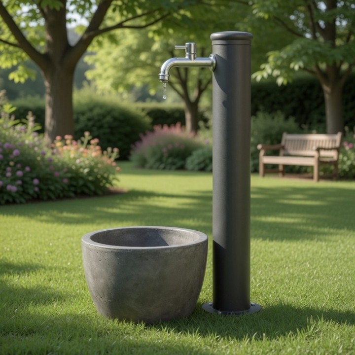 Fontana da giardino mod. Adele antracite