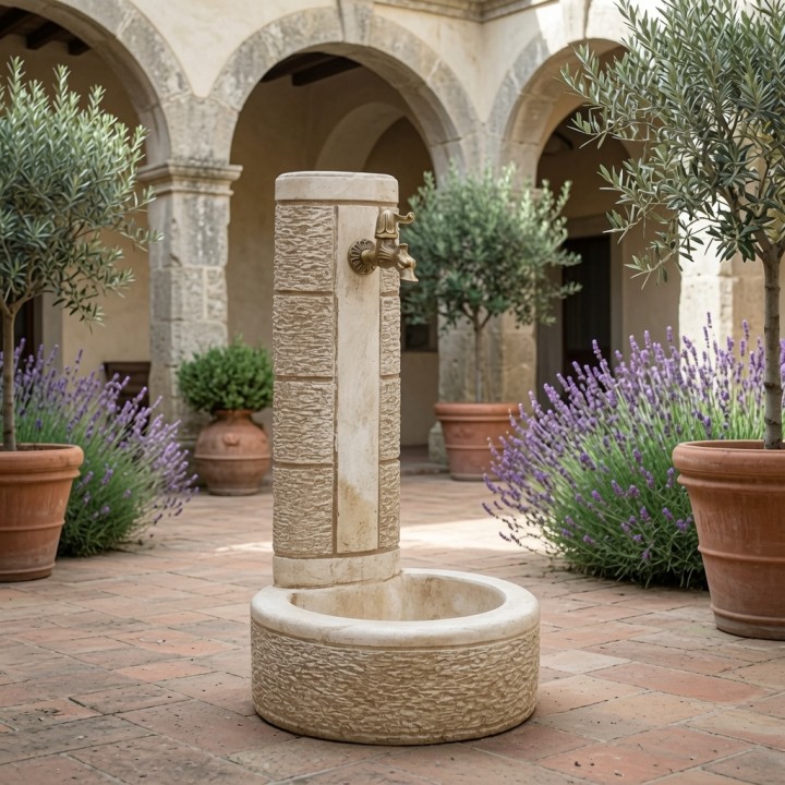 Fontaine à colonne mod. Brunico