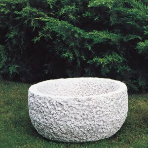 Vaso salarno- arredo da giardino in graniglia di marmo di carrara
