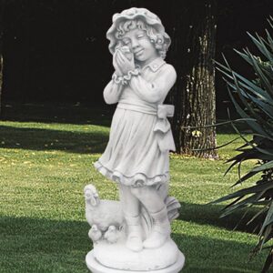 La contadinella - statue da giardino in graniglia di marmo di Carrara