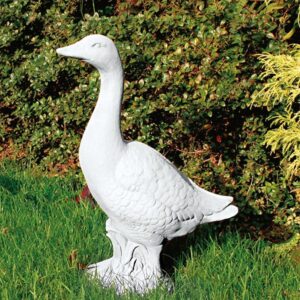 Oca - statue da giardino animali in graniglia di marmo di Carrara