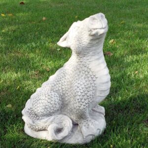 Drago - statua da giardino in graniglia di marmo di Carrara
