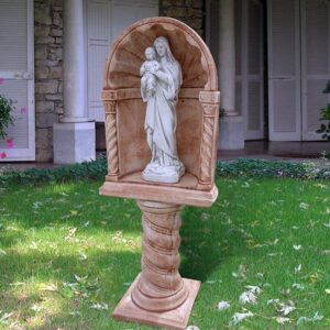 Nicchia - arredo da giardino in graniglia di marmo di Carrara 100% Made in Italy
