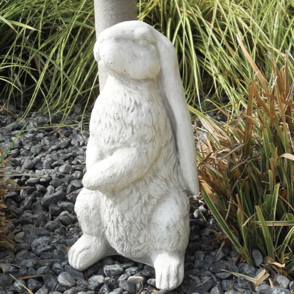 Coniglietto - statua da giardino in graniglia di marmo di Carrara