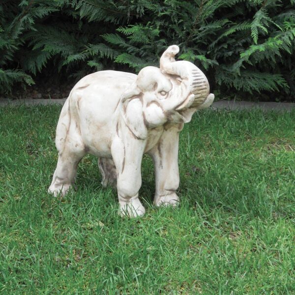 Elefante - statue da giardino animali in pietra ricomposta