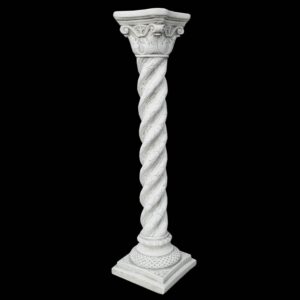 Colonnetta Ester - arredo da giardino in graniglia di marmo di Carrara