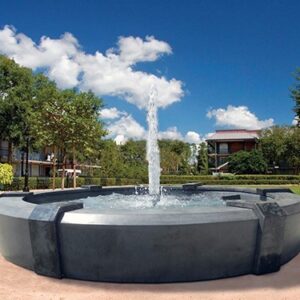 Fontana Milano - fontane da giardino funzionanti in graniglia di marmo di Carrara