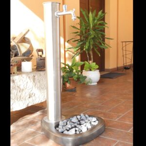 Fontana Adele inox con rubinetto