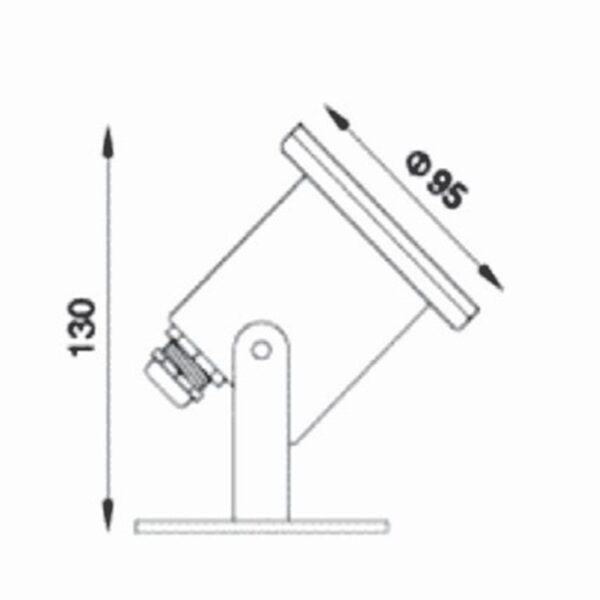 FARETTO LUCE NEUTRA (3 LAMPADINE 3W)
