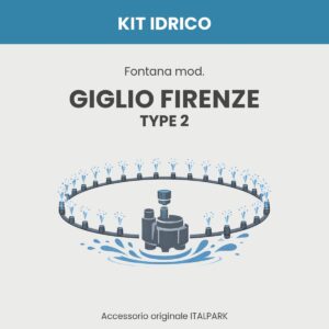 Wasser-Kit für Brunnen Mod. Giglio Firenze TYP 2