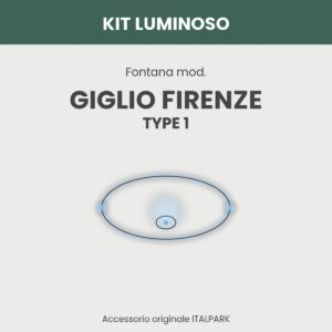 Lighting Kit for Giglio Firenze mod. Fountain TYPE 1