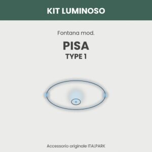 Kit Luminoso Fontana mod. Pisa TYPE 1 - Italpark