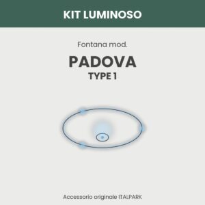 Kit Luminoso Fontana mod. Padova TYPE 1 - Italpark