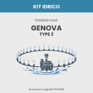 Kit Idrico Fontana mod. Genova Diam. 234 TYPE 2 - Italpark