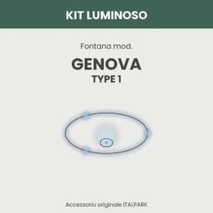 Kit Luminoso Fontana mod. Genova Diam. 234 TYPE 1 - Italpark