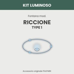 Kit Luminoso Fontana mod. Riccione TYPE 1 - Italpark