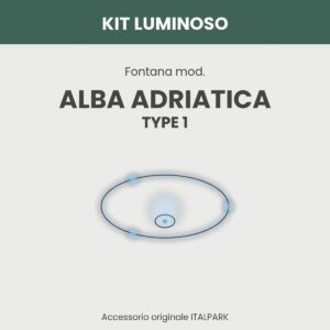 Kit Luminoso Fontana mod. A. Adriat. TYPE 1 - Italpark