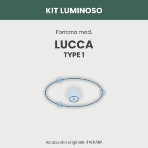 Kit Luminoso Fontana mod. Lucca TYPE 1 - Italpark