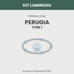 Kit Luminoso Fontana mod. Perugia Diam. 234 TYPE 1 - Italpark