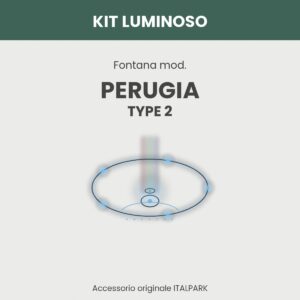 Kit Luminoso Fontana mod. Perugia Diam. 234 TYPE 2 - Italpark