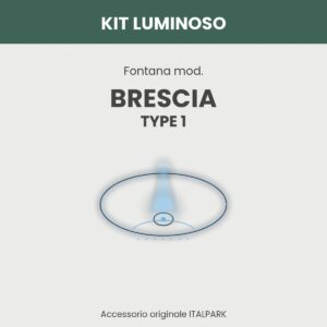 Kit Luminoso Fontana mod. Brescia Diam. 265 TYPE 1 - Italpark