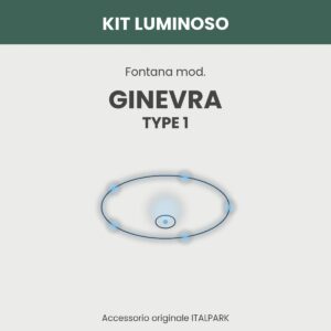 Kit Luminoso Fontana mod. Ginevra TYPE 1 - Italpark