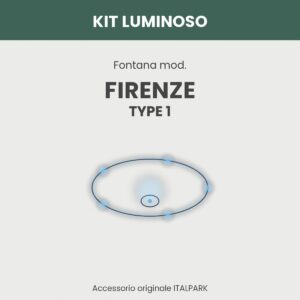 Kit Luminoso Fontana mod. Firenze TYPE 1 - Italpark