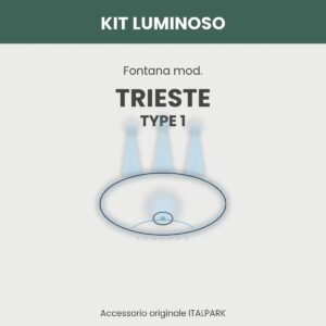 Kit Luminoso Fontana mod. Trieste TYPE 1 - Italpark