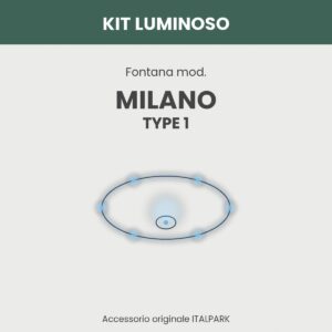 Kit Luminoso Fontana mod. Milano TYPE 1 - Italpark