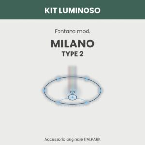 Kit Luminoso Fontana mod. Milano TYPE 2 - Italpark