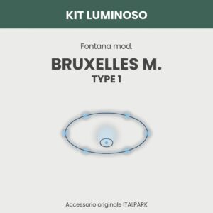 Kit Luminoso Fontana mod. Fo. Bruxelles M. D. 262 - TYPE 1 - Italpark