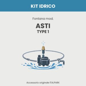 Kit Idrico Fontana mod. Asti TYPE 1 - Italpark