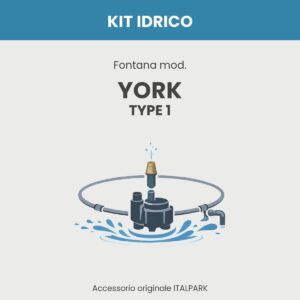 Kit Idrico Fontana mod. York TYPE 1 - Italpark