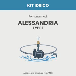 Kit Idrico Fontana mod. Alessandria TYPE 1 - Italpark