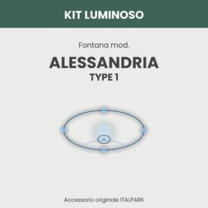Kit Luminoso Fontana mod. Alessandria TYPE 1 - Italpark